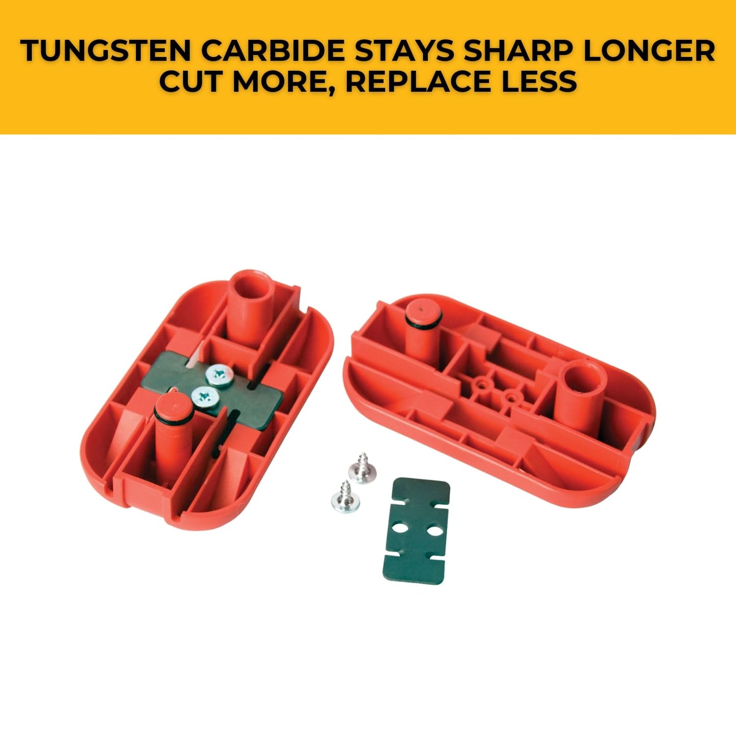 FastCap Quad Trimmer with Tungsten Carbide Blades, Red