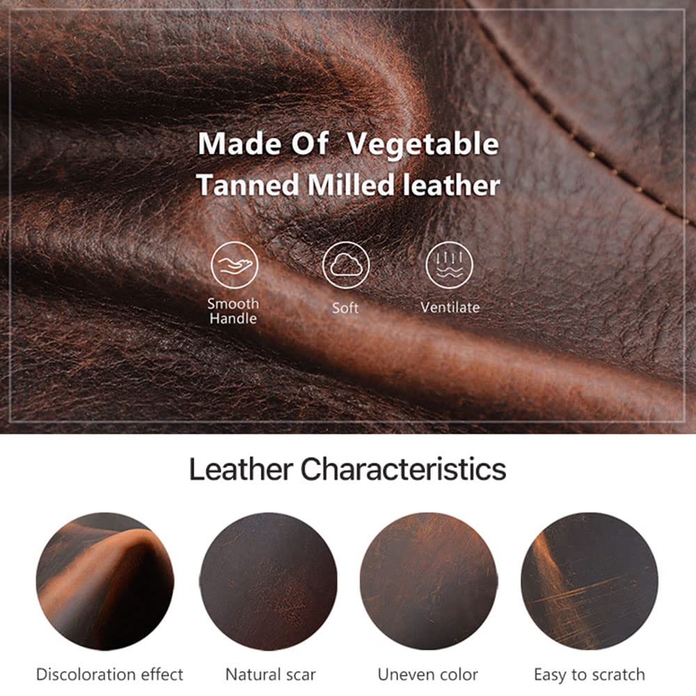 Contacts Cigar Humidor Leather Business Cigars Box Travel 5 Finger Cigars Clutch Organizer with Cigar Cutter Slot Lighter Slot