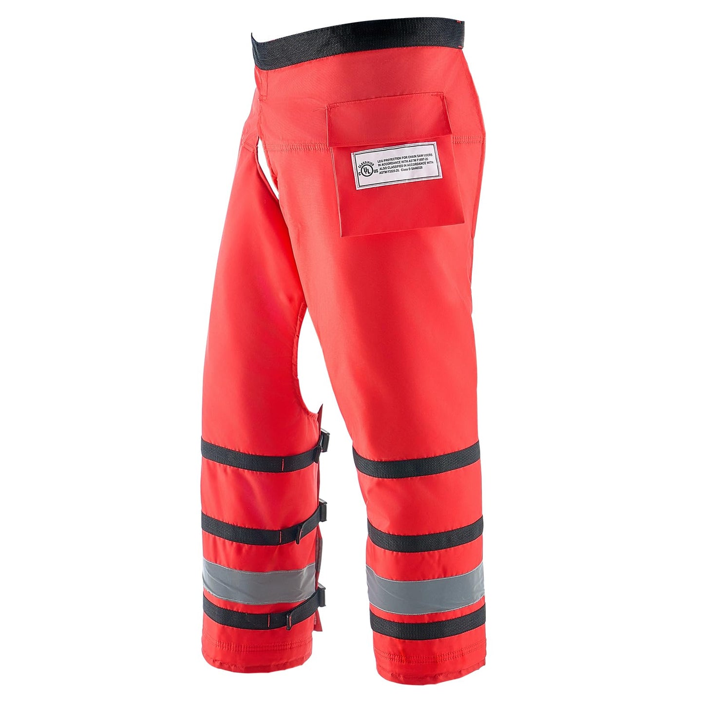 VEVOR Apron Style Chainsaw Chaps, Class D, 8 Layers Chainsaw Pants with Adjustable Belt & Gear Pocket, Chain Saw Chaps for Men/Women, Chainsaw Safety Equipment for Loggers Forest Workers, Medium