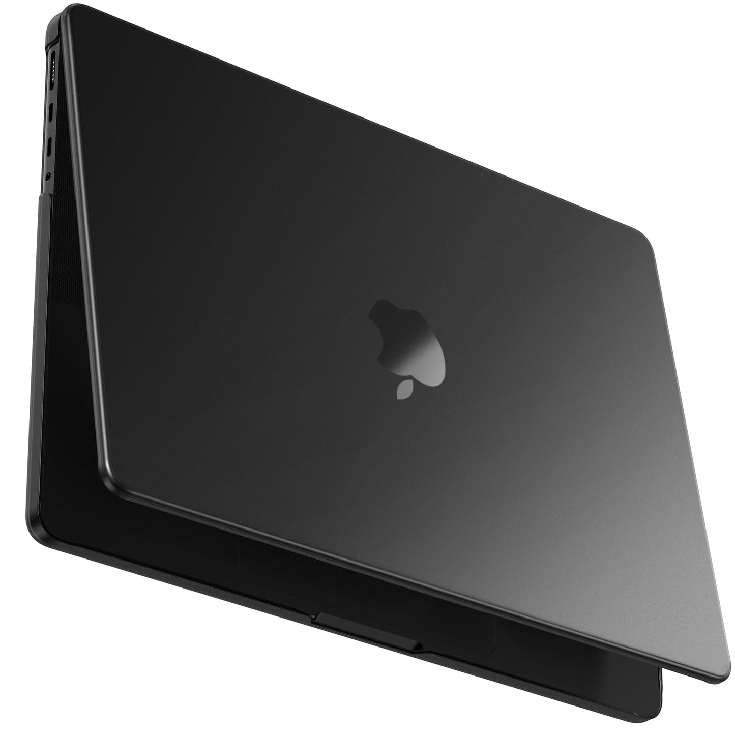 BlueSwan Matte Case for MacBook Pro 14 M5 2026 2025-2021 M4 M3 M2 M1 Pro/Max, Compatible A3427 A3426 A3434 A3401 A3112 A2992 A2918 A2779 A2442, Hard Shell Protective Cover, Space Black Clear