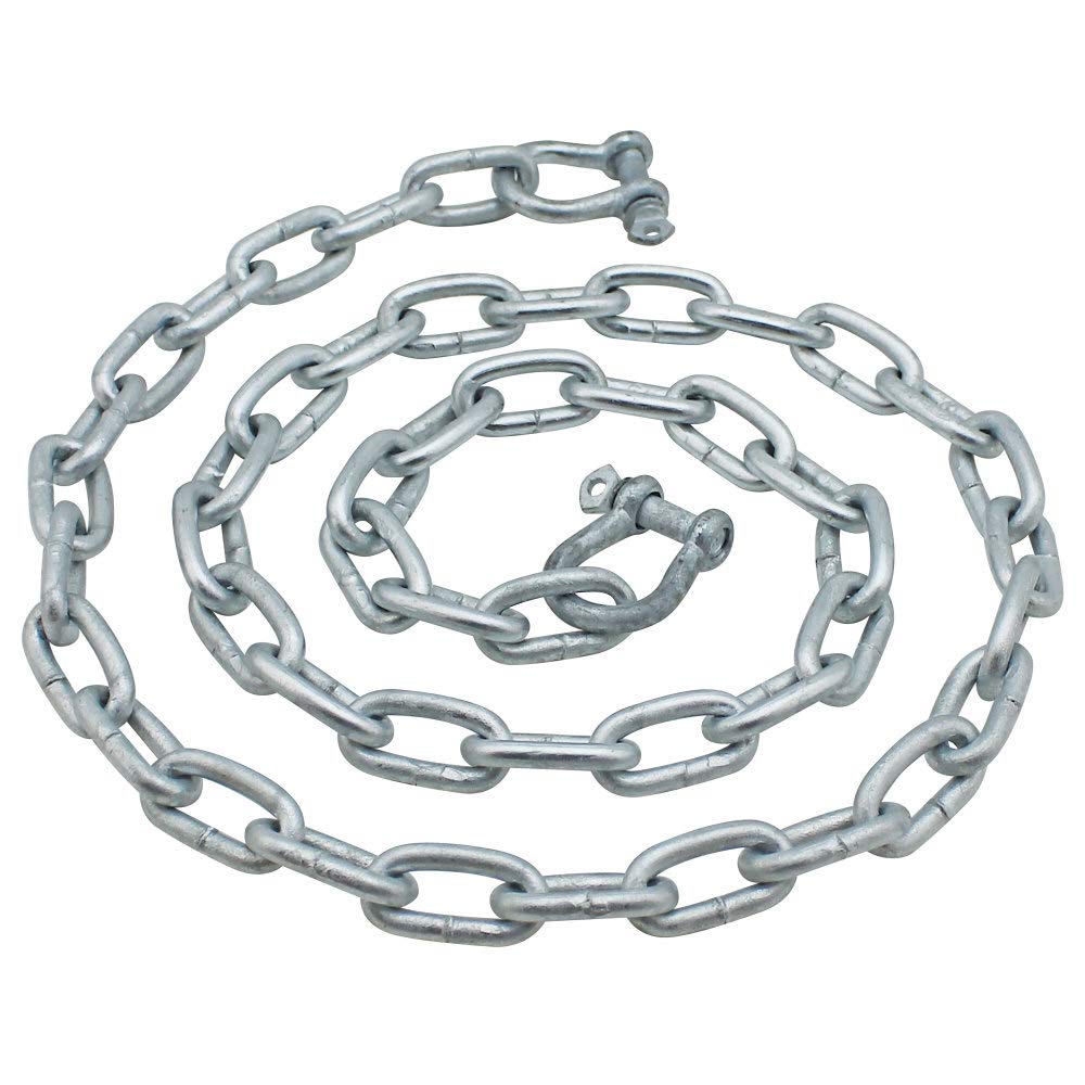 Extreme Max 3006.6572 BoatTector Galvanized Steel Anchor Chain, 5/16" x 5'