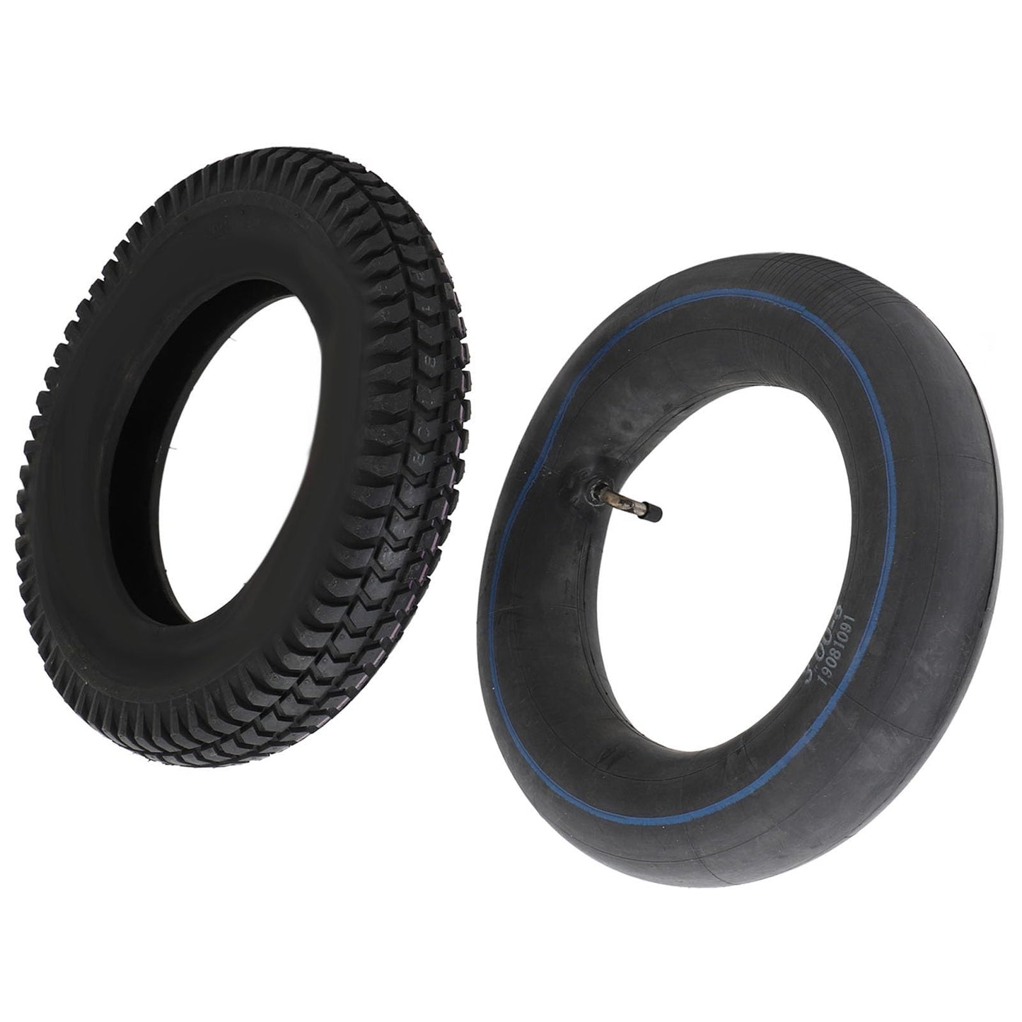 3.00‑8 Tire and Inner Tube Set Versatile Rubber Heavy Duty 14 Inch Wheelbarrow Tire Inner Tube for Hand Trucks Lawn Mowers