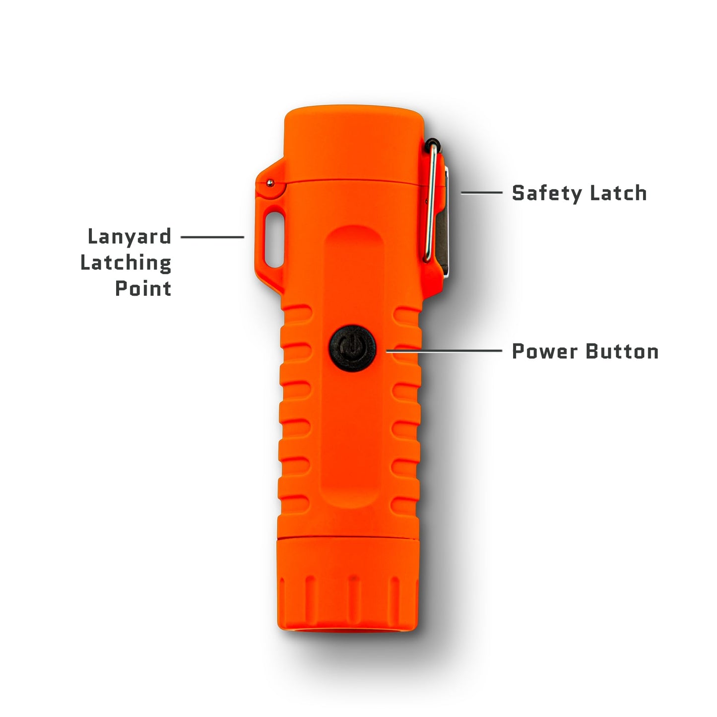 Dark Energy Plasma Lighter - Rechargeable Mini Flashlight - Camping Essentials (Orange)