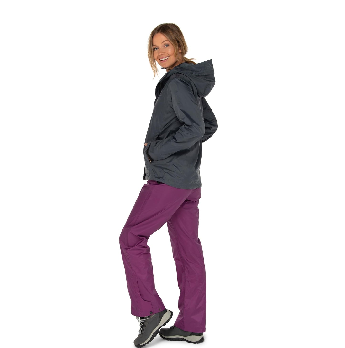 Arctix Women's River Rain Pant, Plum, Large Tall