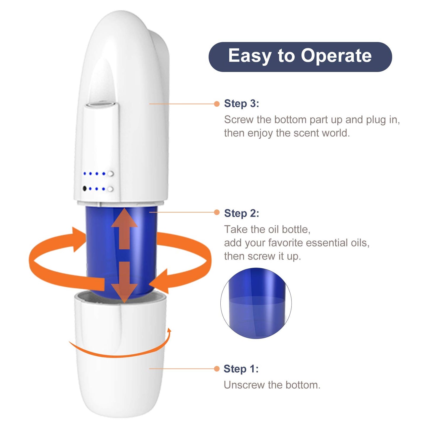 JCLOUD Smart Scent Air Machine with Nebulizing Tech for Home, Professional Waterless Essential Oil Diffuser 100ML, Plug-in Portable Scent Diffuser for Essential Oils for Large Room, Office, Spa