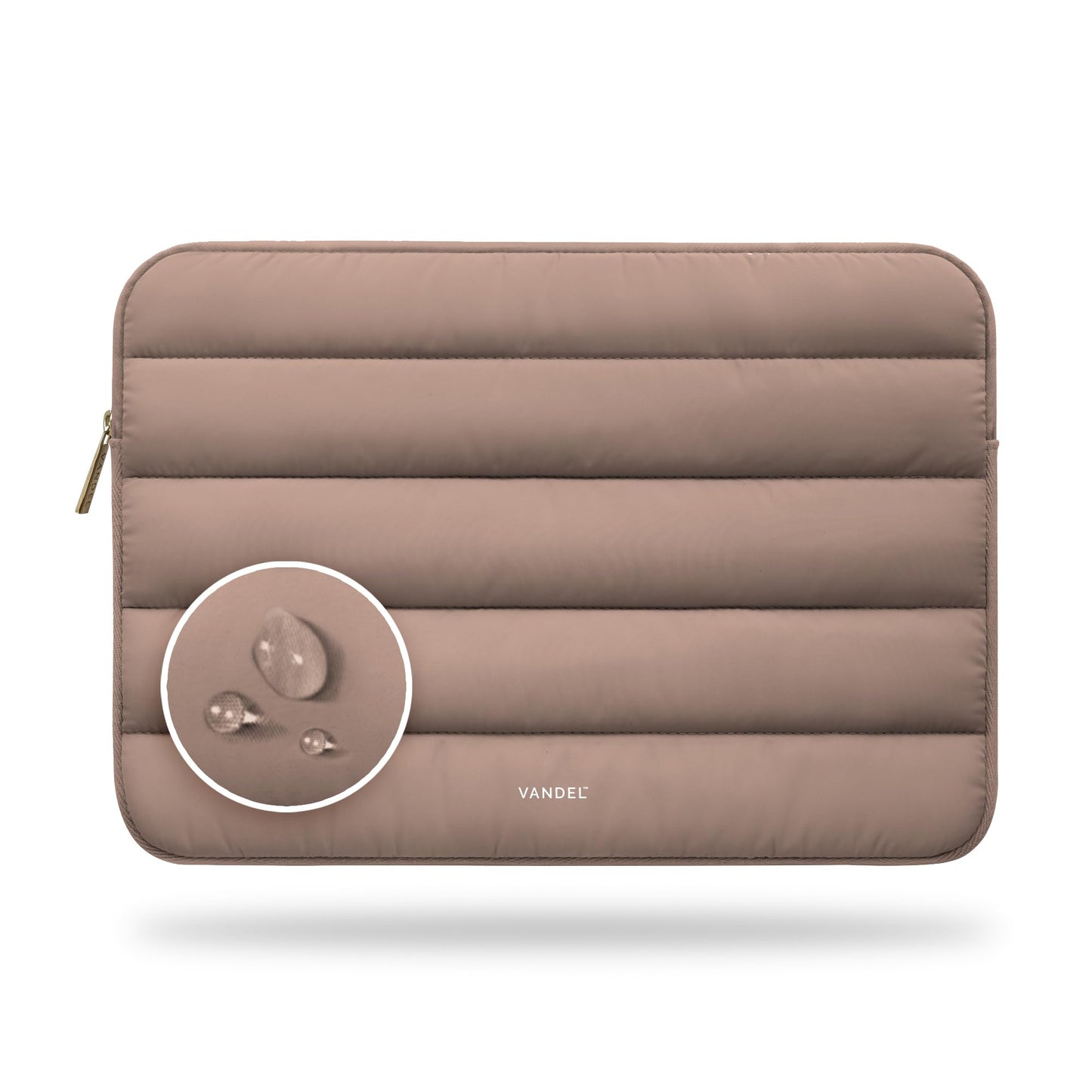 Vandel - The Original Puffy Laptop Sleeve 13-14 Inch Laptop Sleeve. Latte Laptop Sleeve for Women. Carrying Case Laptop Cover for MacBook Pro 14 Inch Sleeve, MacBook Air Sleeve 13 Inch, iPad Pro 12.9
