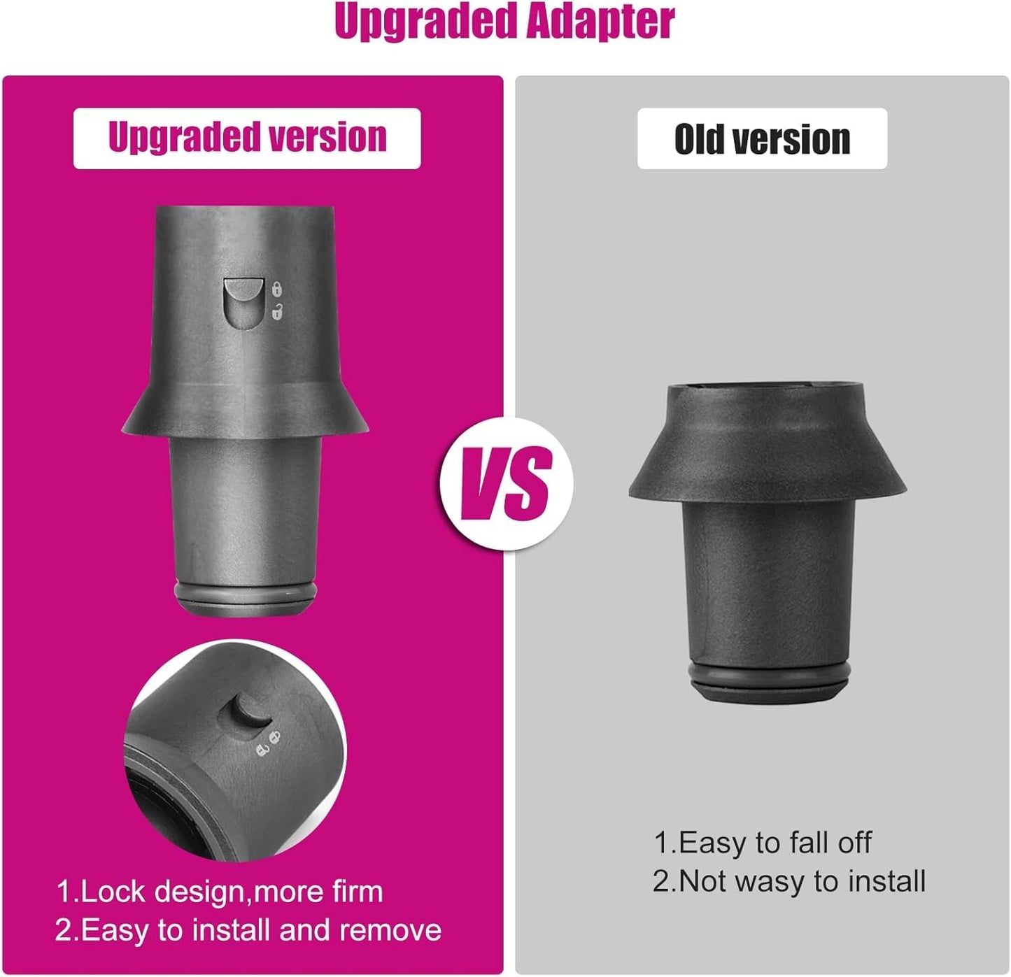 5 In 1 Hair Tool for Dyson Supersonic Hair Dryer Curling Attachment Automatic Curling Suit, Accessories for Multiple Hair Styles