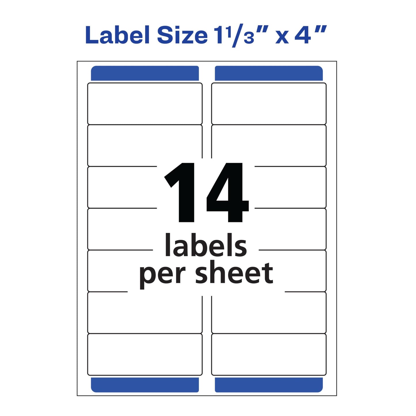 Easy Peel(R) Address Labels with Sure Feed(TM), 1400/BX