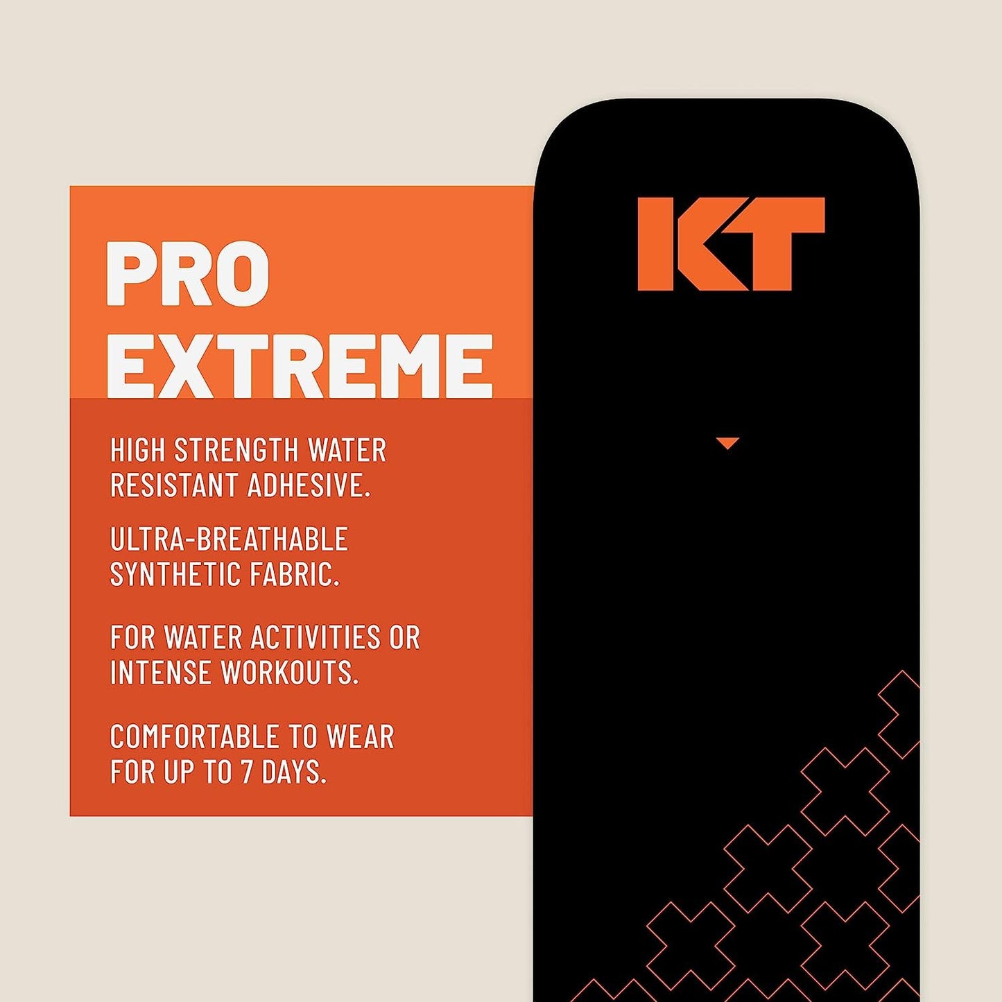 KT Tape PRO Extreme 125 Foot Uncut Titan Tan