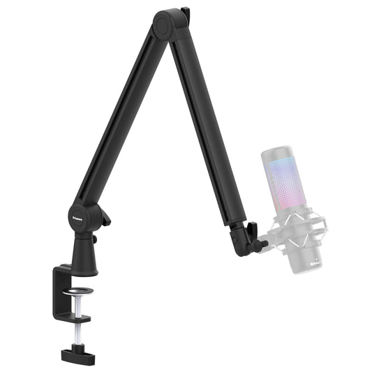 Mic Arm, Premium Microphone Boom Arm with Cable Management, 360°Rotatable Boom Arm, Mic Boom Arm for Streaming, Gaming, Podcasts, Home Office, Recording