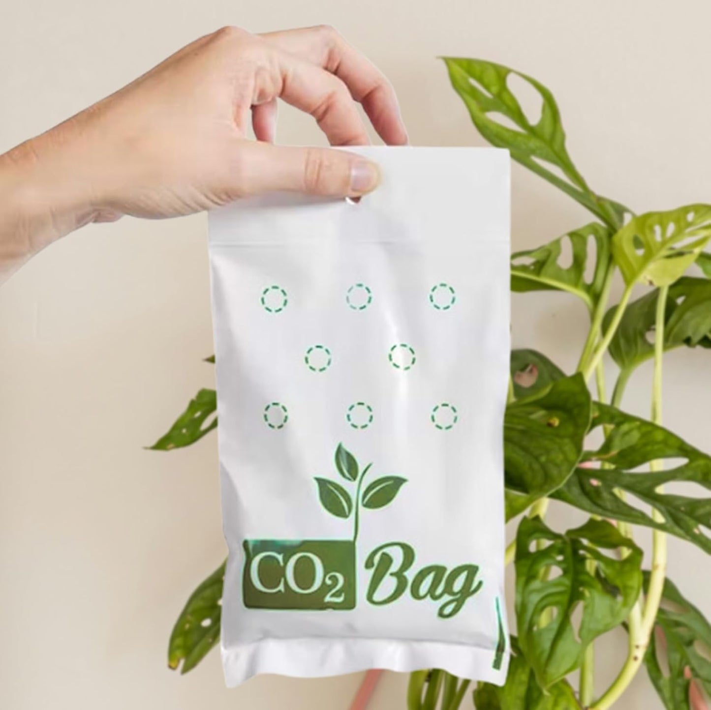 CO2BAG® M for Effective Growth | Improves Taste, Color & Yield | Compact & Maintenance-Free for Indoor Growing and Greenhouses. -2-Pack-