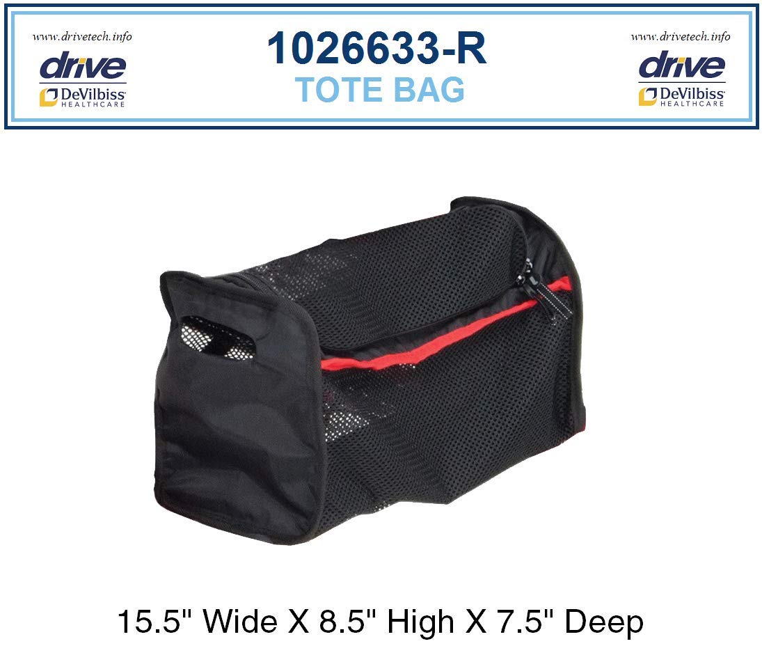 Replacement Parts for Drive Nitro Aluminum Rollator, (7. Bag - for Red Nitro)
