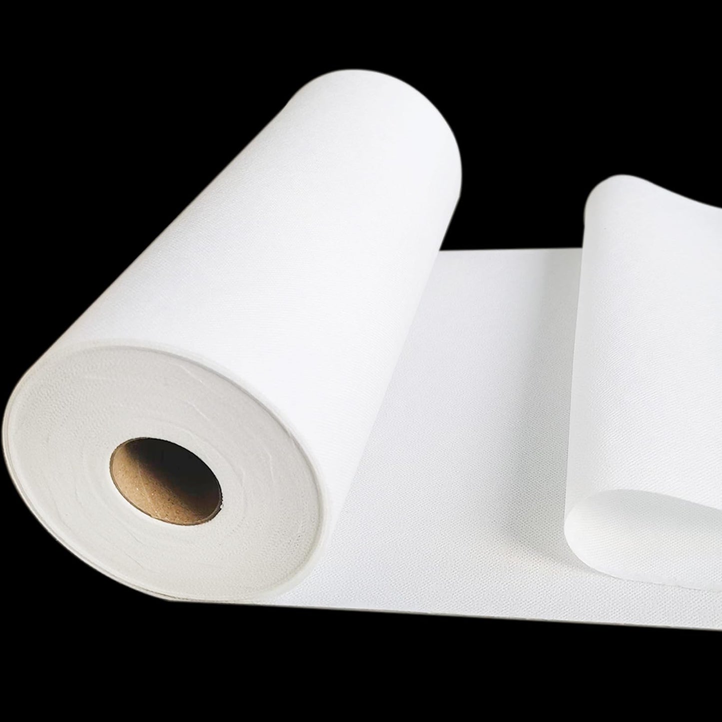 JIMILIFE Heavy Weight Fusible Interfacing for Sewing 15.7inch x 30yard Iron-on Non-Woven Fusible Interfacing White Polyester Single-Sided Interfacing Fabric for Sewing Crafting Projects