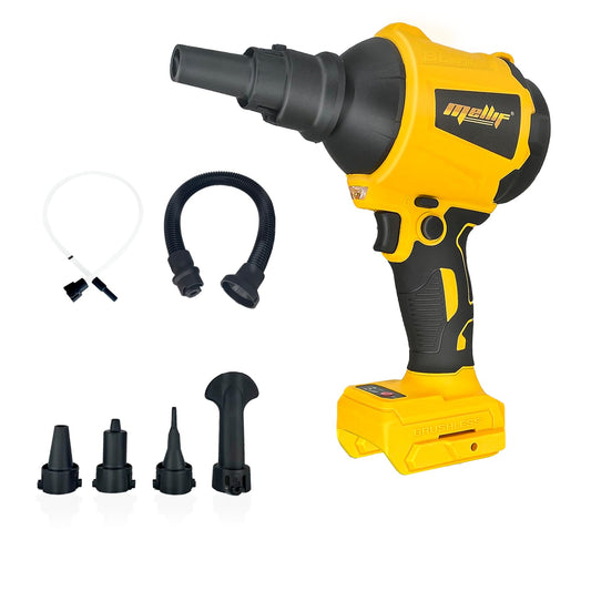 Cordless Air Pump Air Duster Compatible with Dewalt 20V Battery(Tool Only), Handheld Brushless Compressed Air Mattress Pump Air Blower w/ 3 Speeds & 7 Nozzles & 336MPH for Home Cleaning, Outdoor