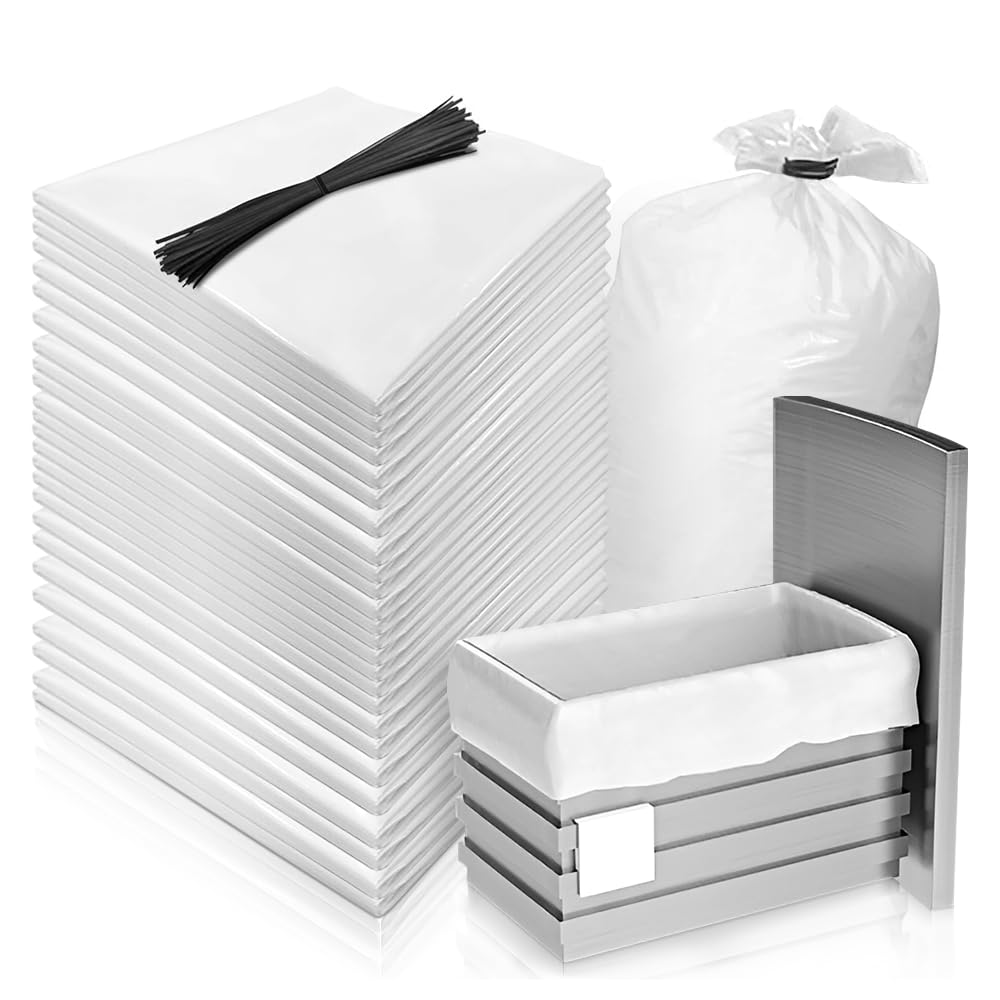 60 Pack W10165294RB Trash Compacts - Leak Proof Kitchen Trash Compacts 60ct 38cm - Fits 15" Rectangular Drawer Compressor