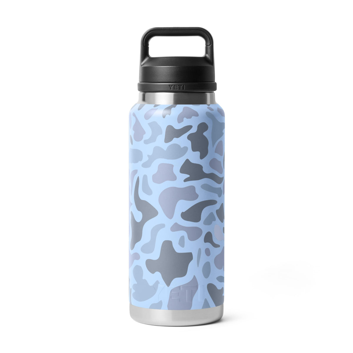 YETI Rambler 36 oz Bottle, Leakproof, Vacuum Insulated, Stainless Steel with Chug Cap, Blue Camo