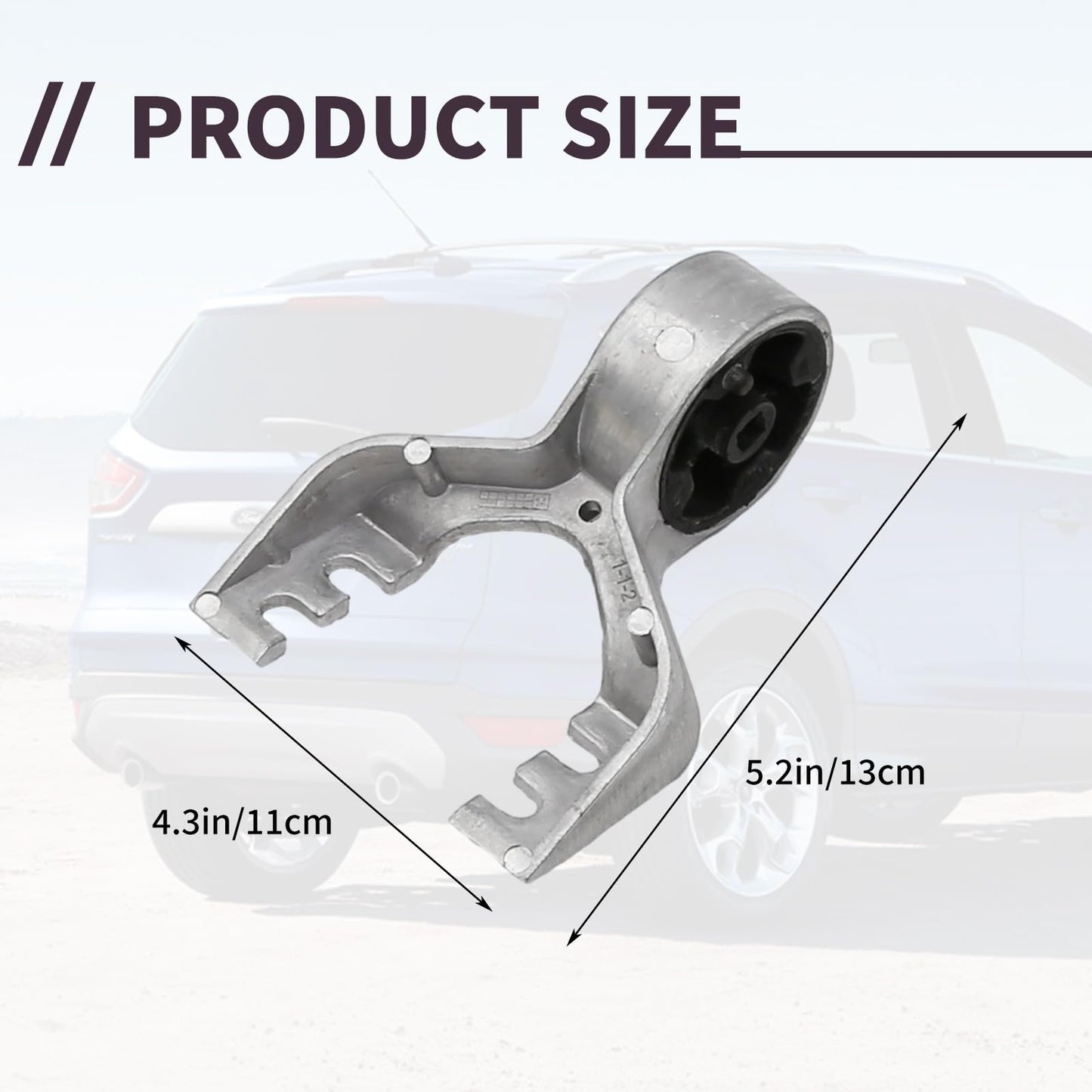 Vkinman CV6Z-5K291-K Escape Muffler Tailpipe Mount Brackets Replacement for Ford 2013-2019 Exhaust Hanger Bracket CV6Z5K291K (2PCS)