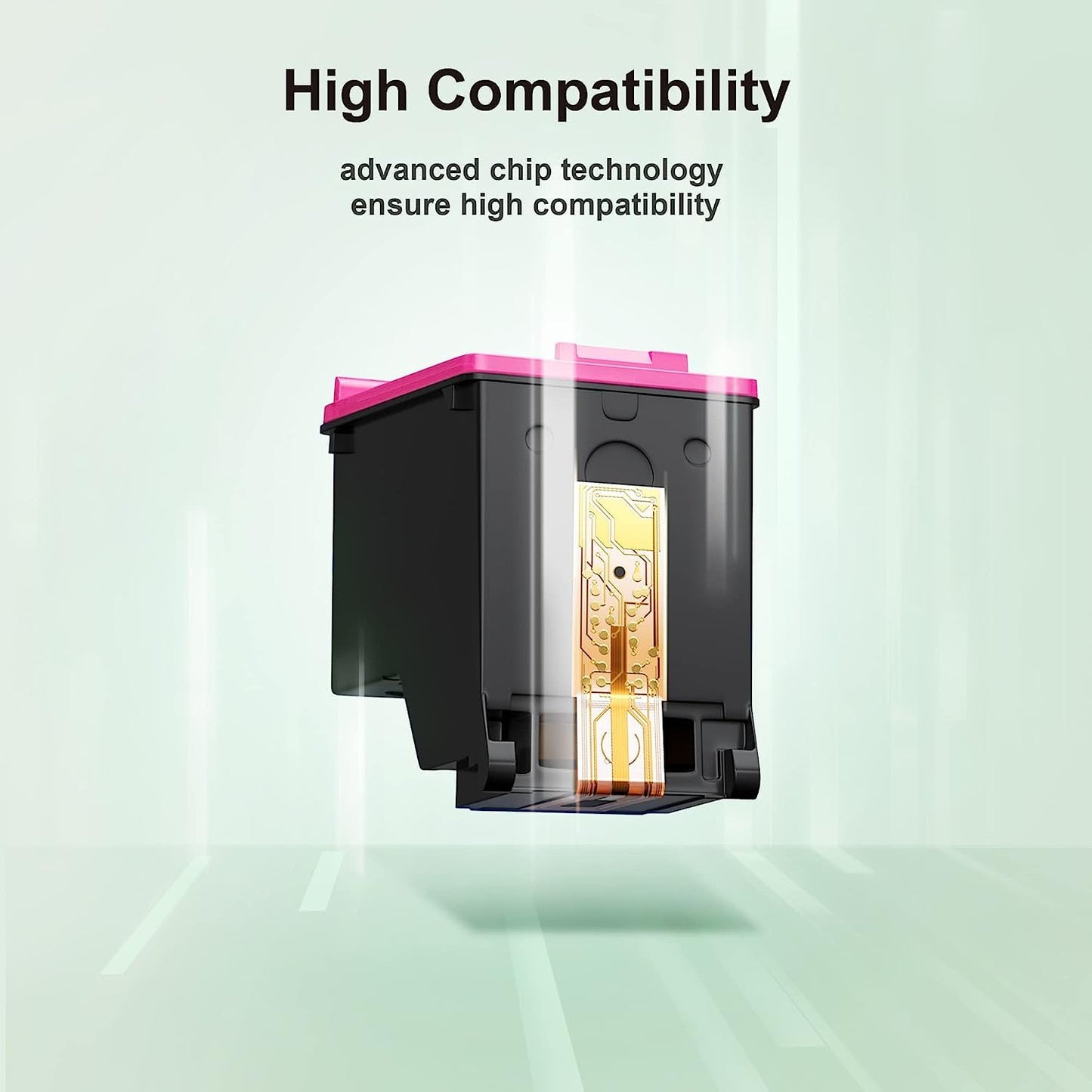 62XL Ink Cartridge Black and Tri Colour for HP 62 XL Ink Cartouche Encre Replacement for HP 62 HP62 HP62XL for HP Envy 7640 5640 Printer Ink for HP 5660 5540 5600 7600 Deskjet 250 258 200 5740 Printer