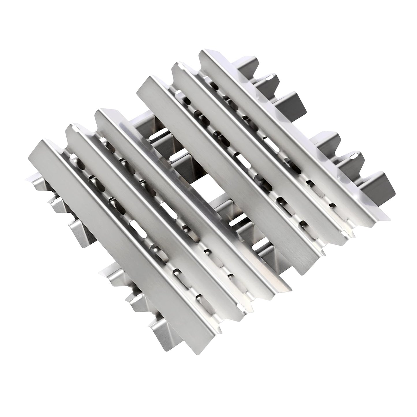 GFTIME 15 7/8" x 6" Stainless Steel Heat Plate for Broil King Baron 320, Baron 420, Baron 490, Baron 590, 1.3mm Thickness Heat Shield for Broil Mate, Huntington, Grill Replacement Part 4 Pack