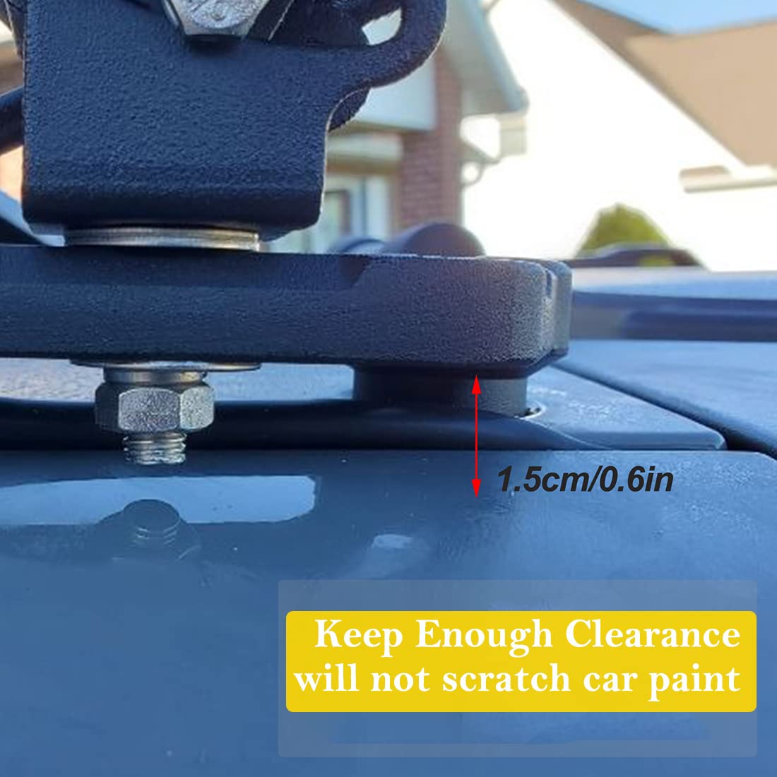 KMFCDAE Cowl Light Mount for Jeep JL A-Pillar Cube Light Pods Mounting Bracket for Jeep JL Wrangler / Gladiator JT 2018 2019 2020 2021 2022 2023 - Pair