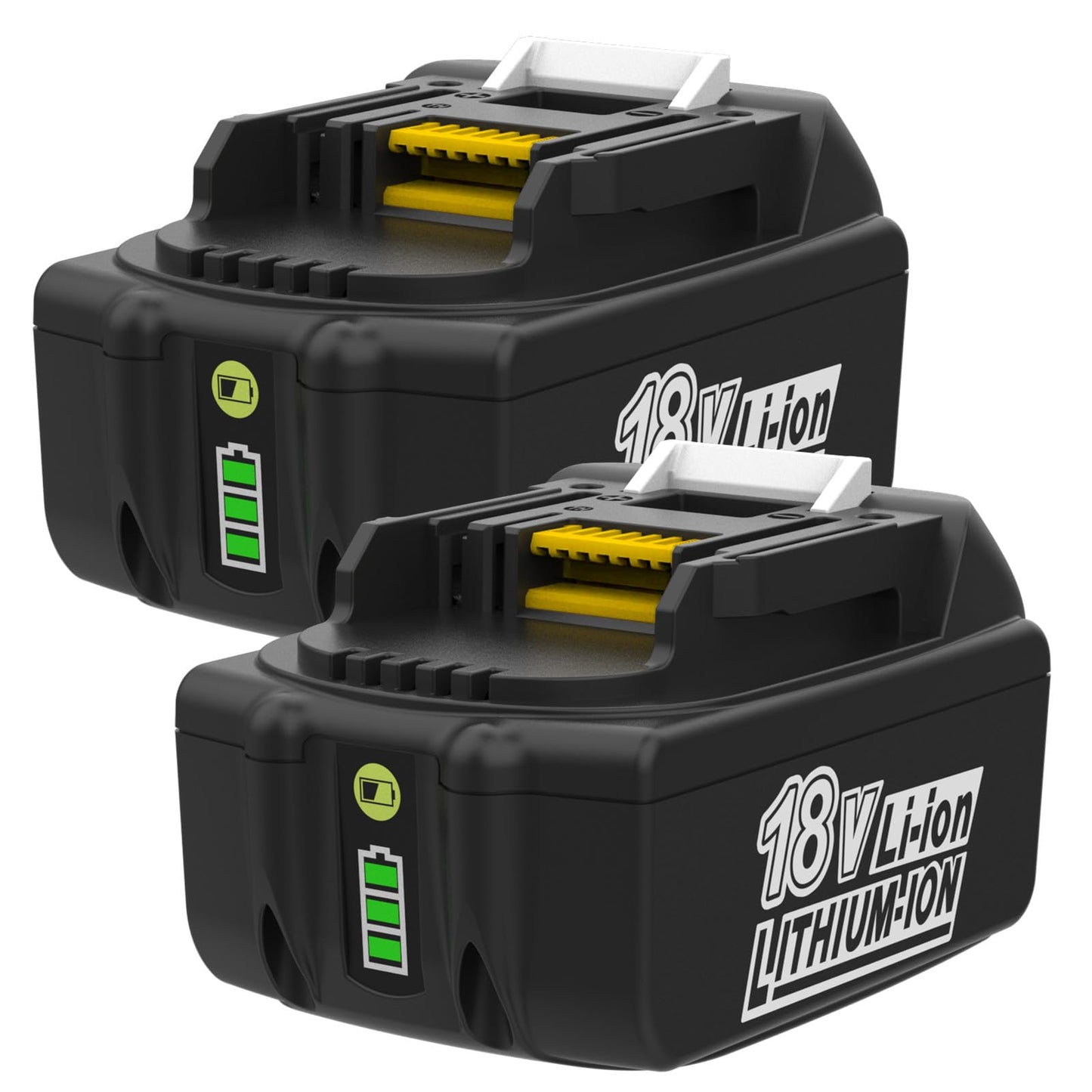 ANTRobut 2Pack 6.0Ah Replacement for Makita 18V Batteries BL1860 BL1850 BL1830 BL1840 BL1815 Compatible with LXT Makita Cordless Power Tools