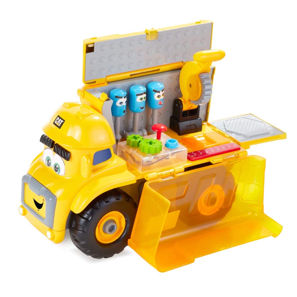 CAT Construction Toys, Junior Crew, Fix-It Fleet Phillip Preschool Learning Set Construction Vehicle, Ages 3 and Up