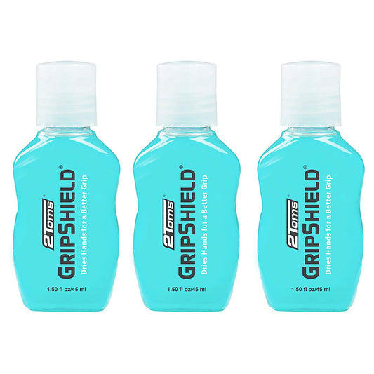 2Toms GripShield, Grip Enhancer That Keeps Hands Dry, 1.50 Ounce, 3 Bottle Pack