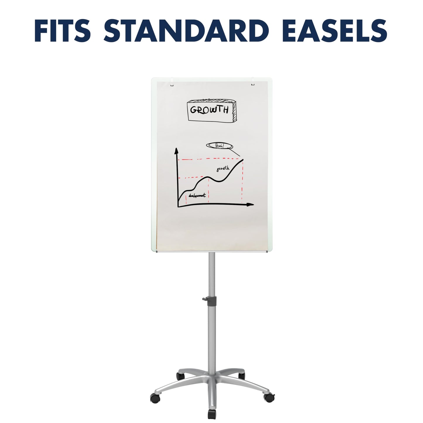 Quartet Newsprint Easel Pad, 24" x 36", 50 Sheets/Pad, Great for Meetings, Teachers, and Students, Pack of 2 (3413889604)