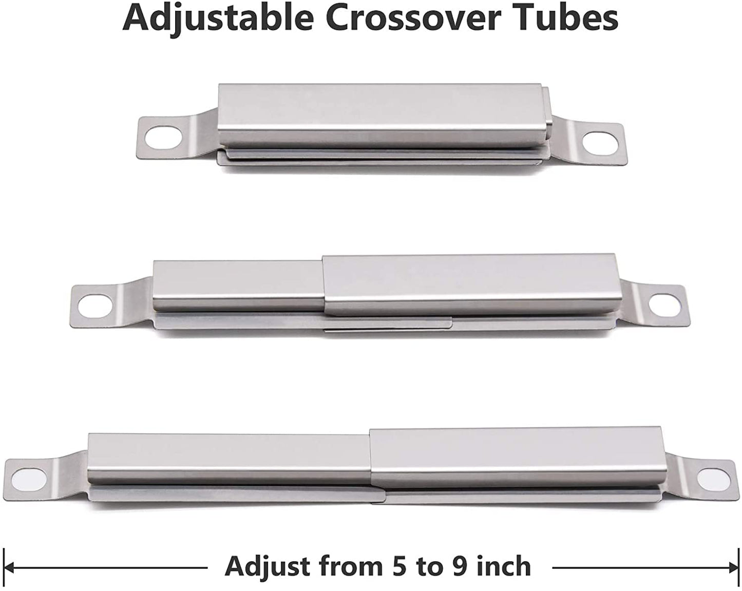 Hiorucet Barbecue Replacement Parts for Master Chef G45308, G45311, G45301, G45303, G45309 Grill Models. BBQ Heat Shields, Burner Tubes, Crossover Tubes Kit.