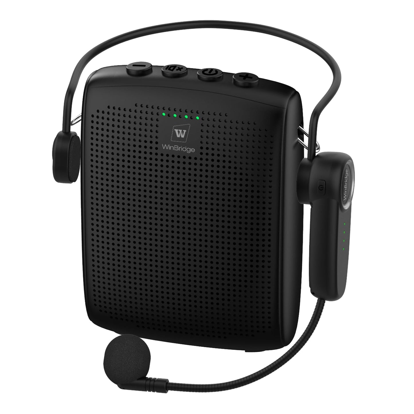 WinBridge Bluetooth Voice Amplifier for Teachers, Wireless Voice Amplifier with Bluetooth Headset Microphone, Portable Megaphone Speaker Headset System, Teacher Must Haves 15W WB002