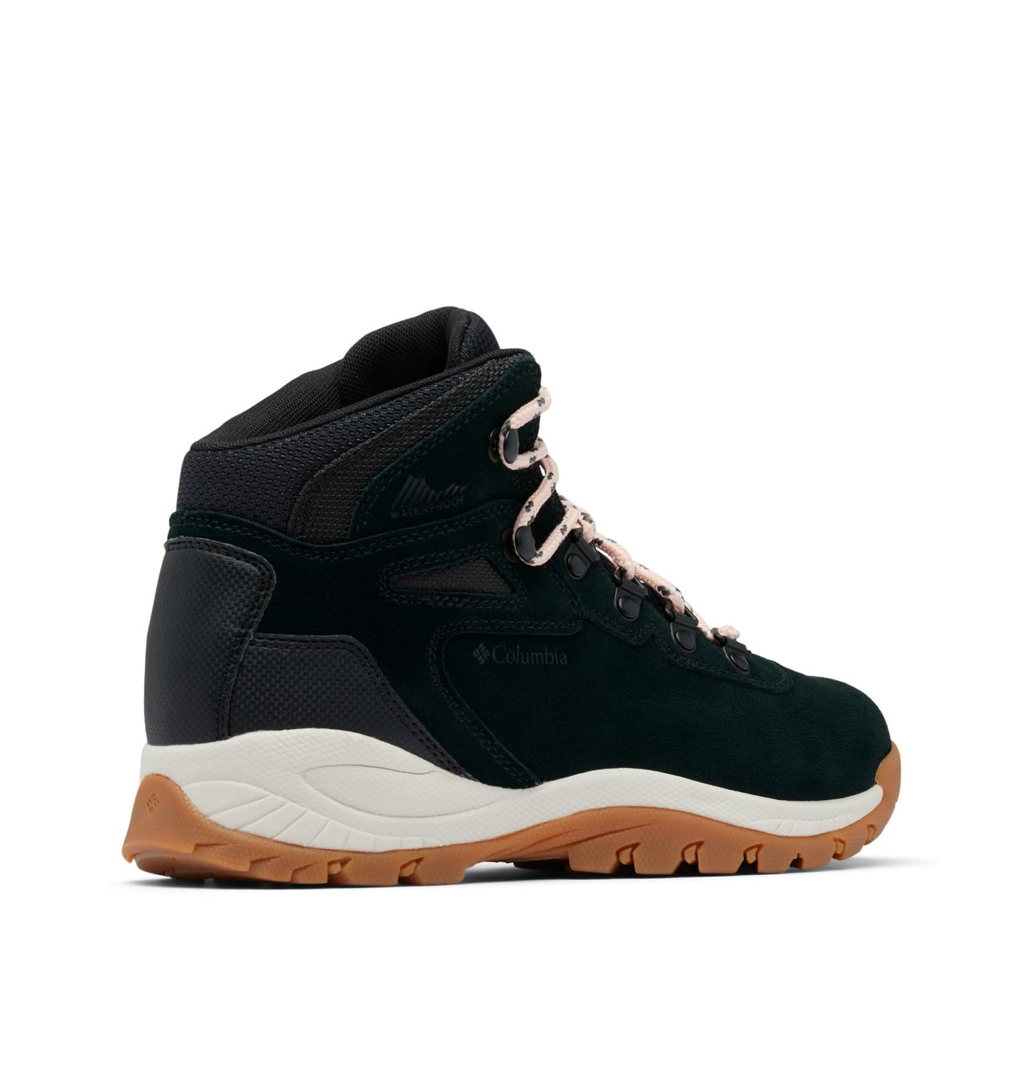 Columbia Women's Newton Ridge Plus Waterproof Amped, Black/Blush Rose, 5.5