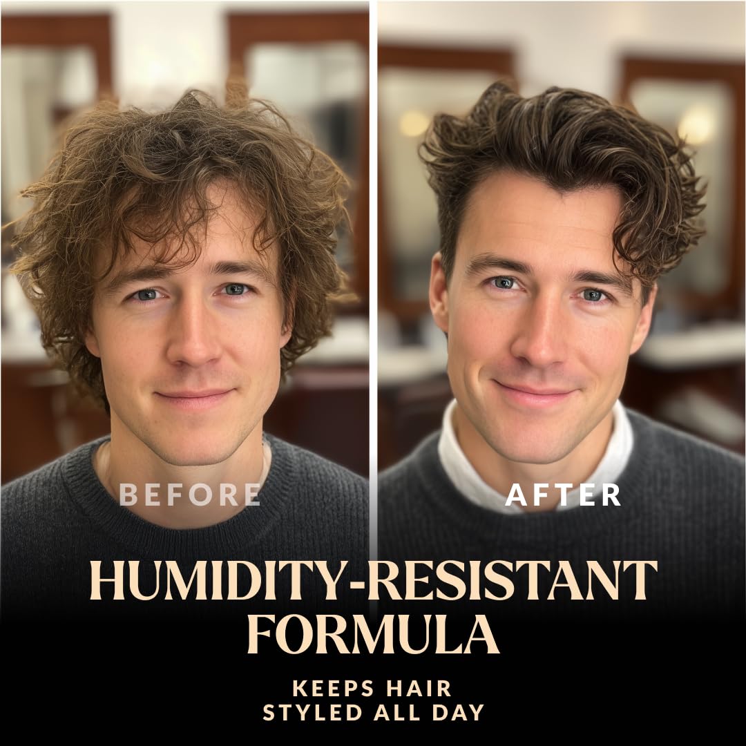 Charlemagne Pre-Styler Sea Salt Spray - 200 ml, 2 Pack - Firm Hold & Hair Volume for Curly & Wavy Hair - Heat Protection & Matte Finish - Made in Germany