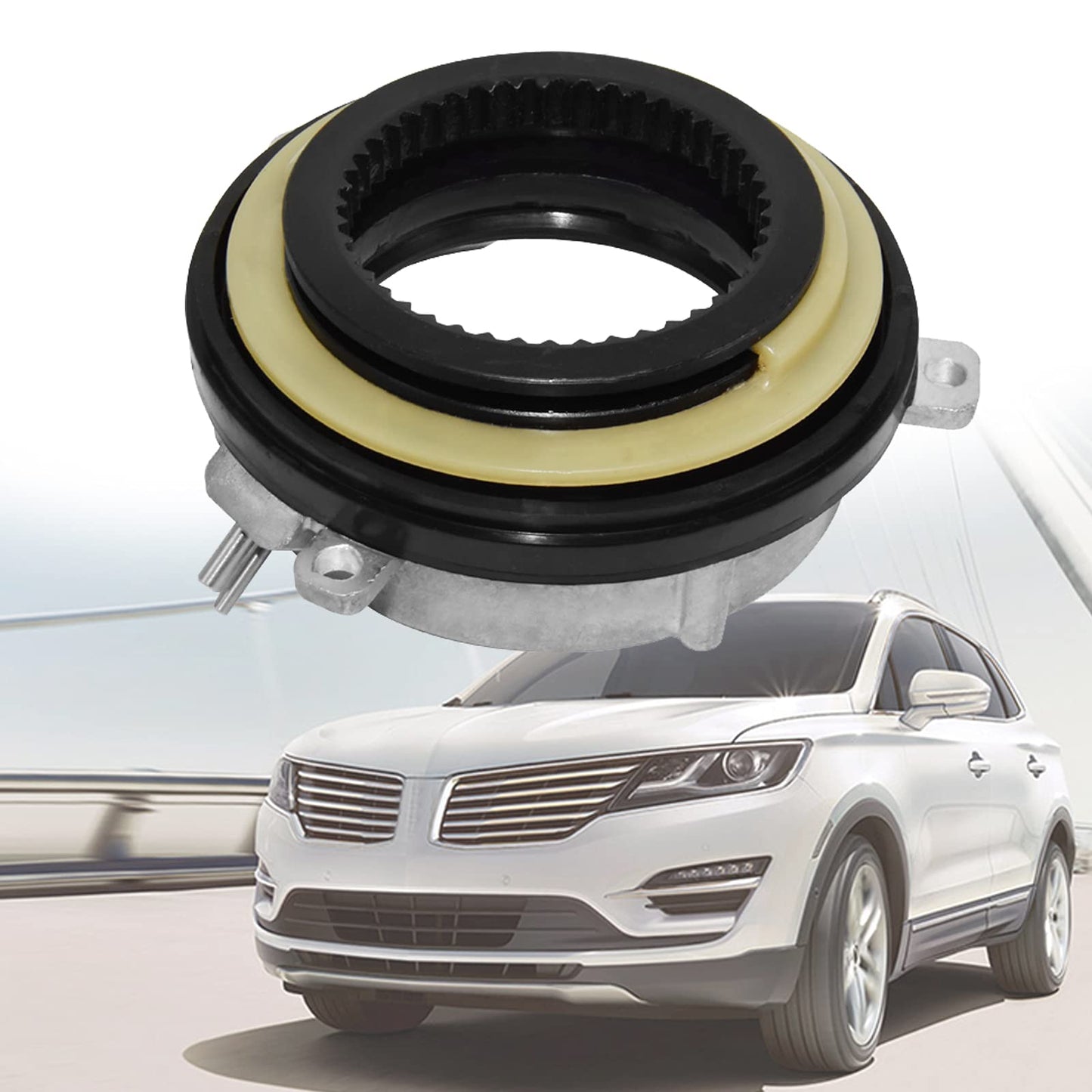 Vkinman 4-Wheel Drive 4x4 4WD Auto Locking Hub Axle Actuator Front Left/Right Part# 7L1Z3C247A 7L1Z-3C247-A for Ford F150 2004-2015, Ford Expedition 2003-2015, Lincoln Navigator 2003-2015