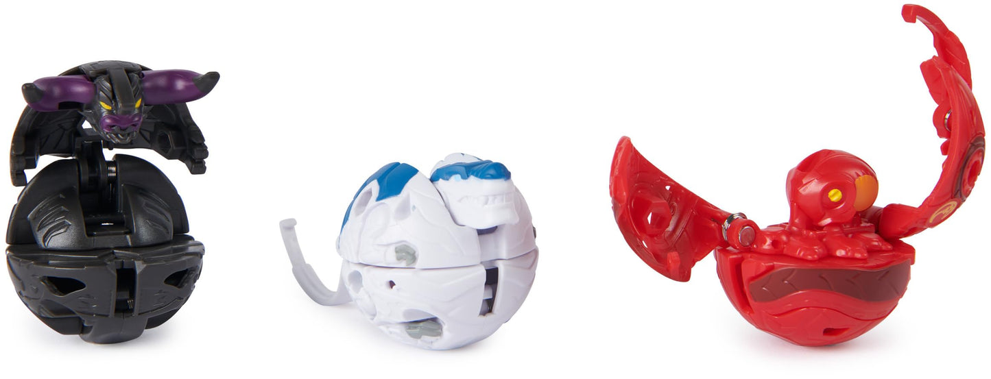 Bakugan Battle 5-Pack, Special Attack Dragonoid, Ventri, Bruiser, Octogan, Trox; Customizable, Spinning Action Figures, Kids Toys for Boys and Girls 6 and up