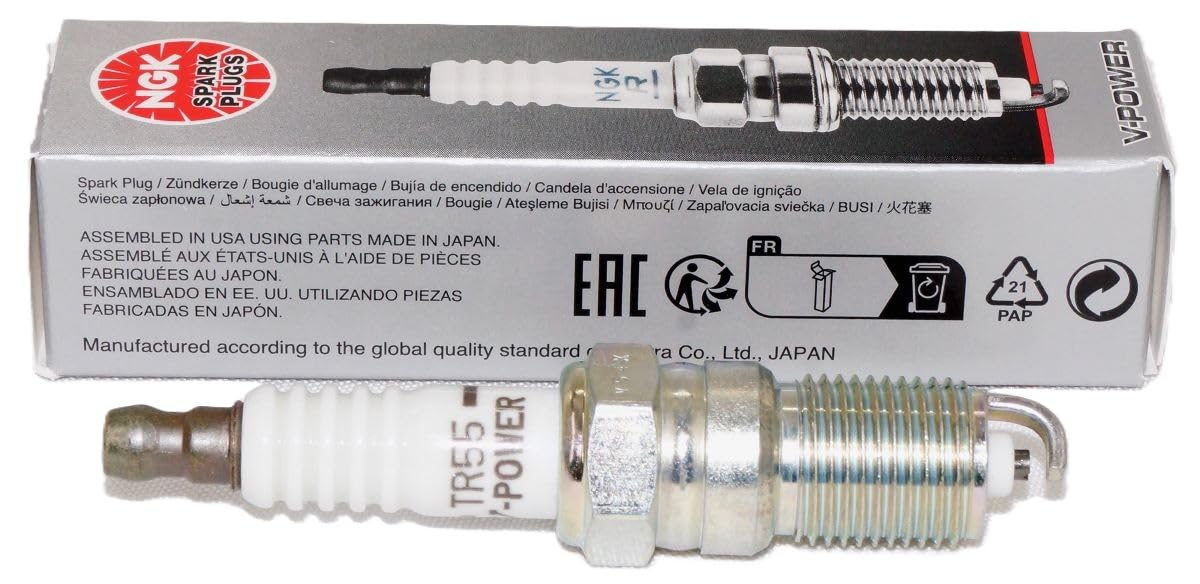 NGK 8 Pack of Genuine OEM (3951) Spark Plugs # TR55-8PK