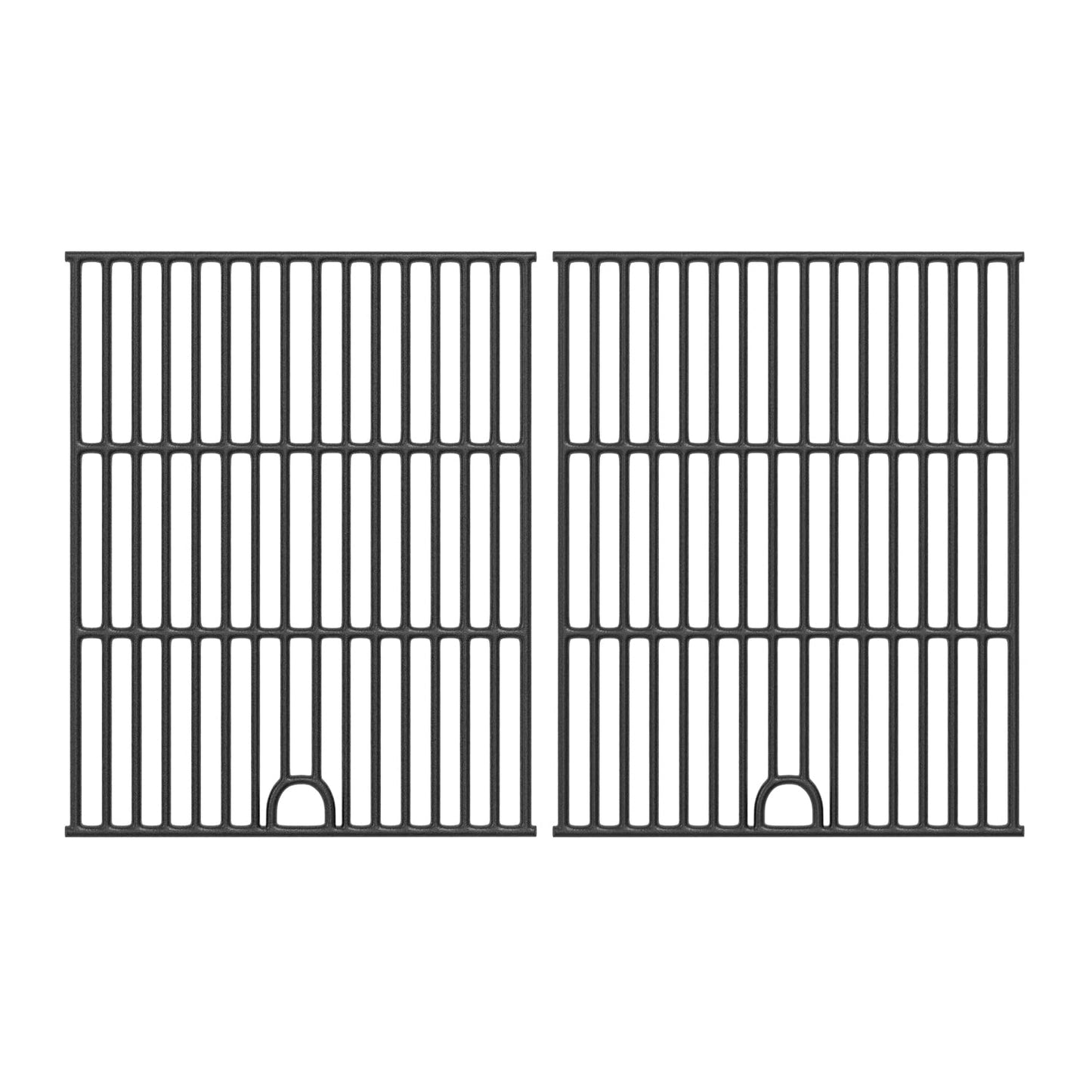 17" Cast Iron Grill Grates Replacement for Nexgrill 4 Burner 720-0830H Grill Replacement Parts, 5 Burner 720-0888N, 720-0888, 720-0697, Master Forge 1010037, Kenmore 122.16119 415.16107110, 2-Pack