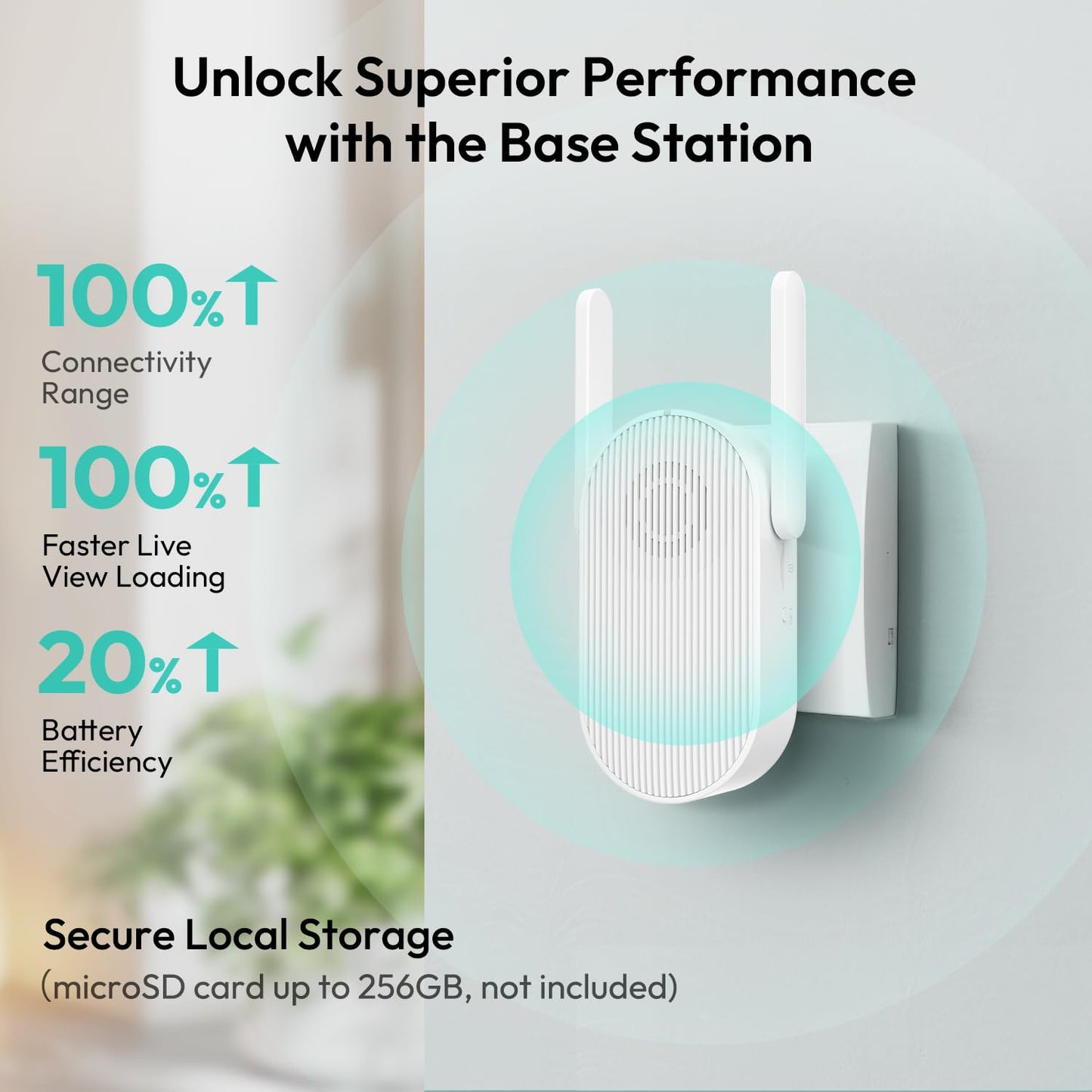 BOTSLAB 2K Video Doorbell Camera Wireless Outdoor with Head-to-Toe View, No Monthly Fee, Two Way Audio, Human Detection, Battery-Powered, 2.4G WiFi, IP66