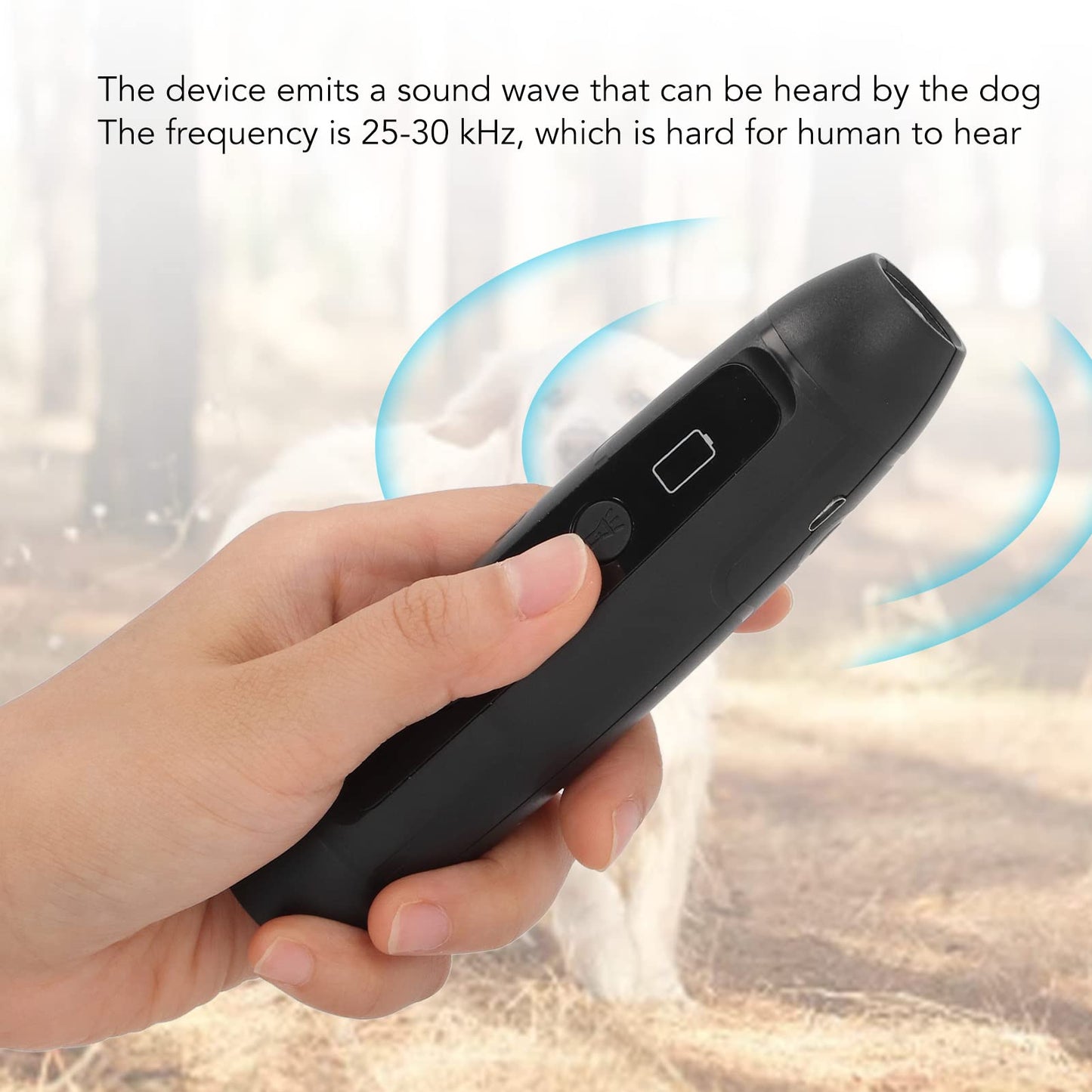 Ultrasonic Anti Barking Device, 3 Modes Safe Dog Barking Control Device with High Bright Flashlight, Behavior Training