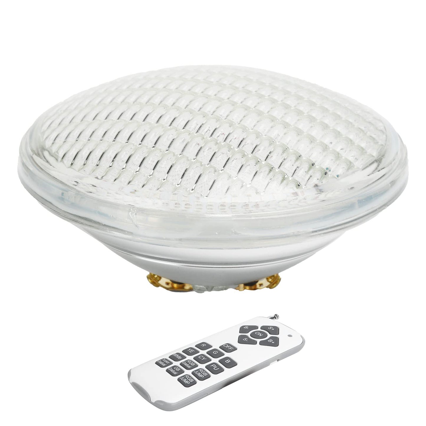 Swimming Pool Light Led Underwater Light Glass Embedded Colorful Lamp Par56 Light Source Diving Light Lighting for Pool Lighting Pool Light Replacement Lighting Products (18W)