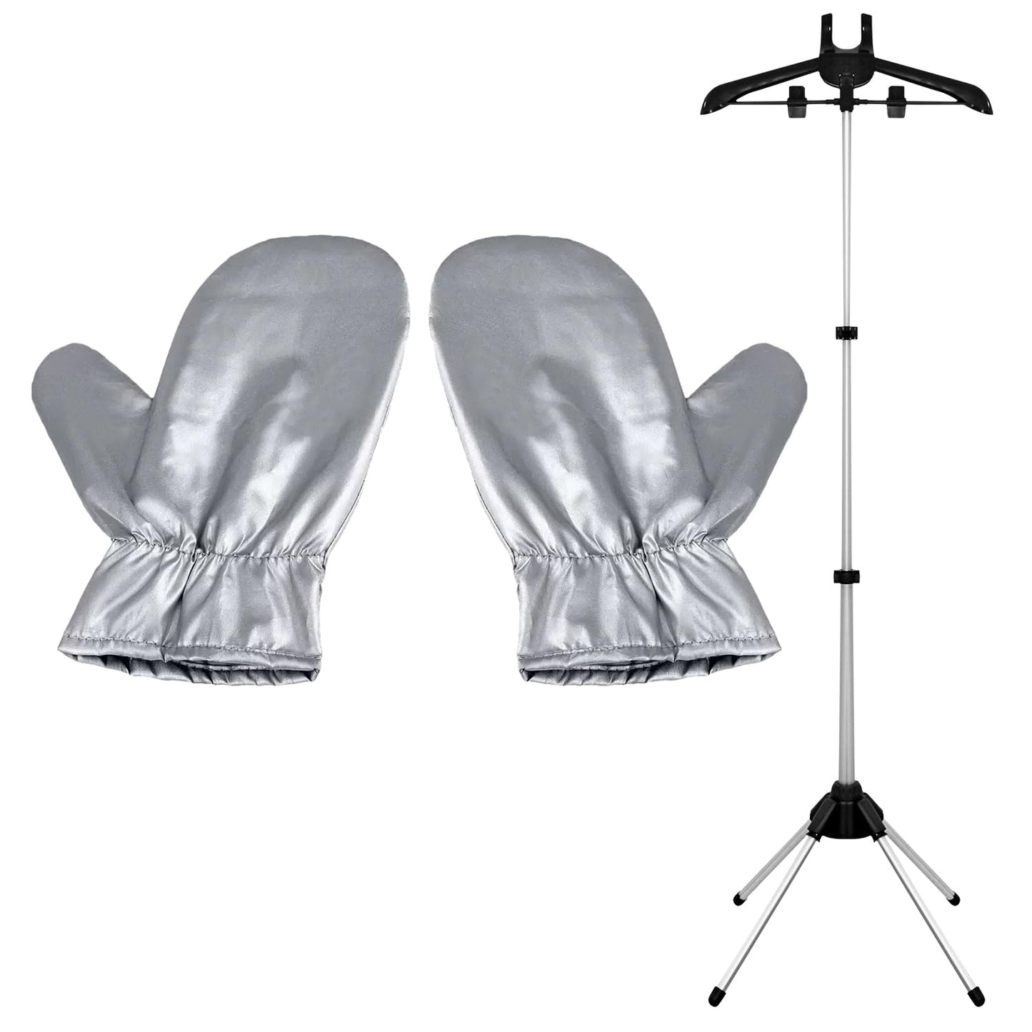 Handheld Garment Steamer Rack With 1 Pair Gloves,Clothes Steamer Stand,Steam Rack For Clothes,Steaming Hanger,Garment Steam Rack,Garment Steamer Holder,Hanger For Steaming Clothes