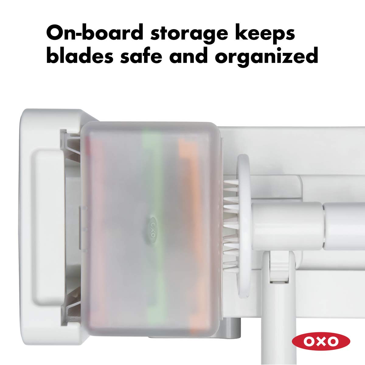OXO Good Grips 3-Blade Tabletop Spiralizer with Stronghold Suction White