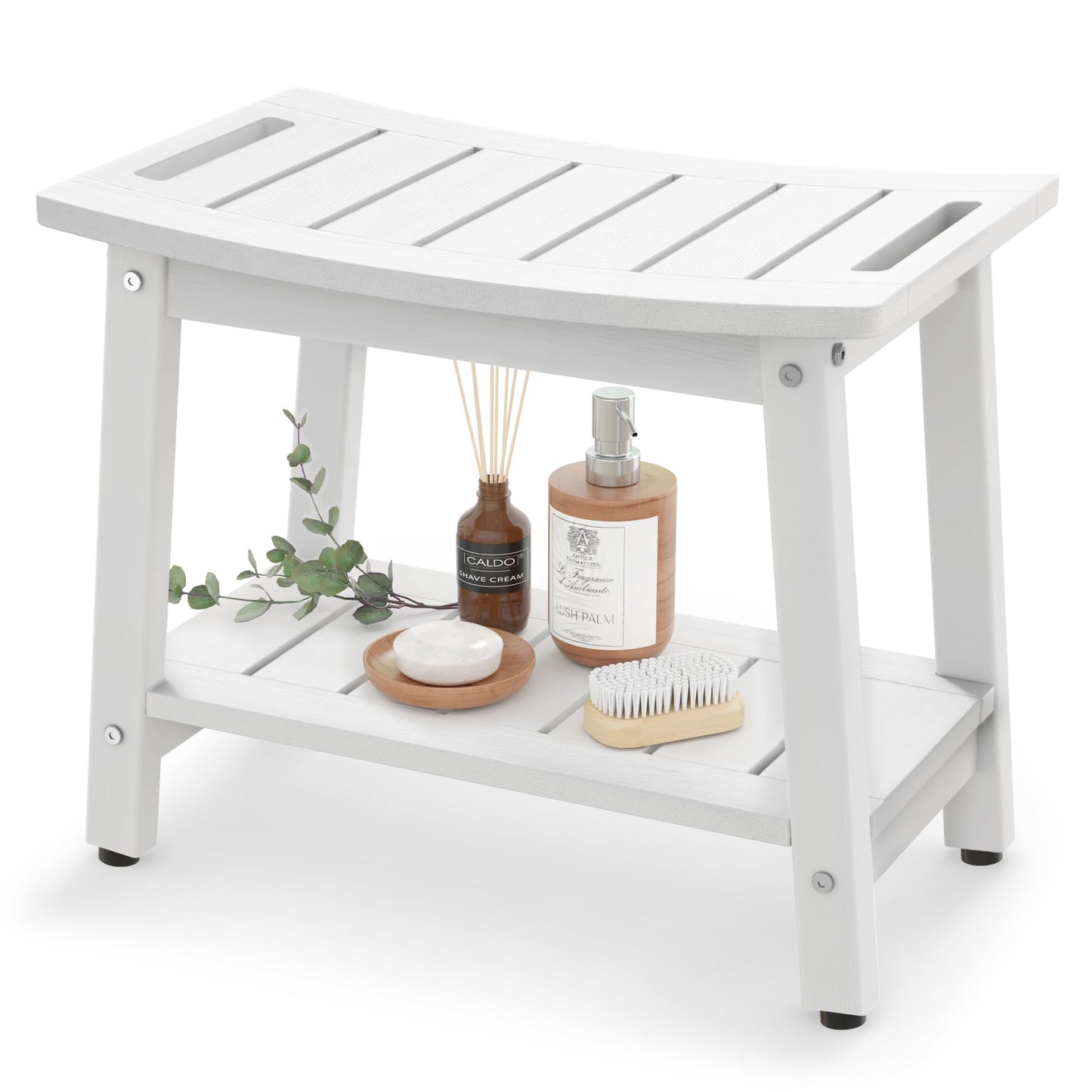 BEKVEM HDPE Stool White Large, BBS04L62