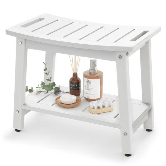 BEKVEM HDPE Stool White Large, BBS04L62