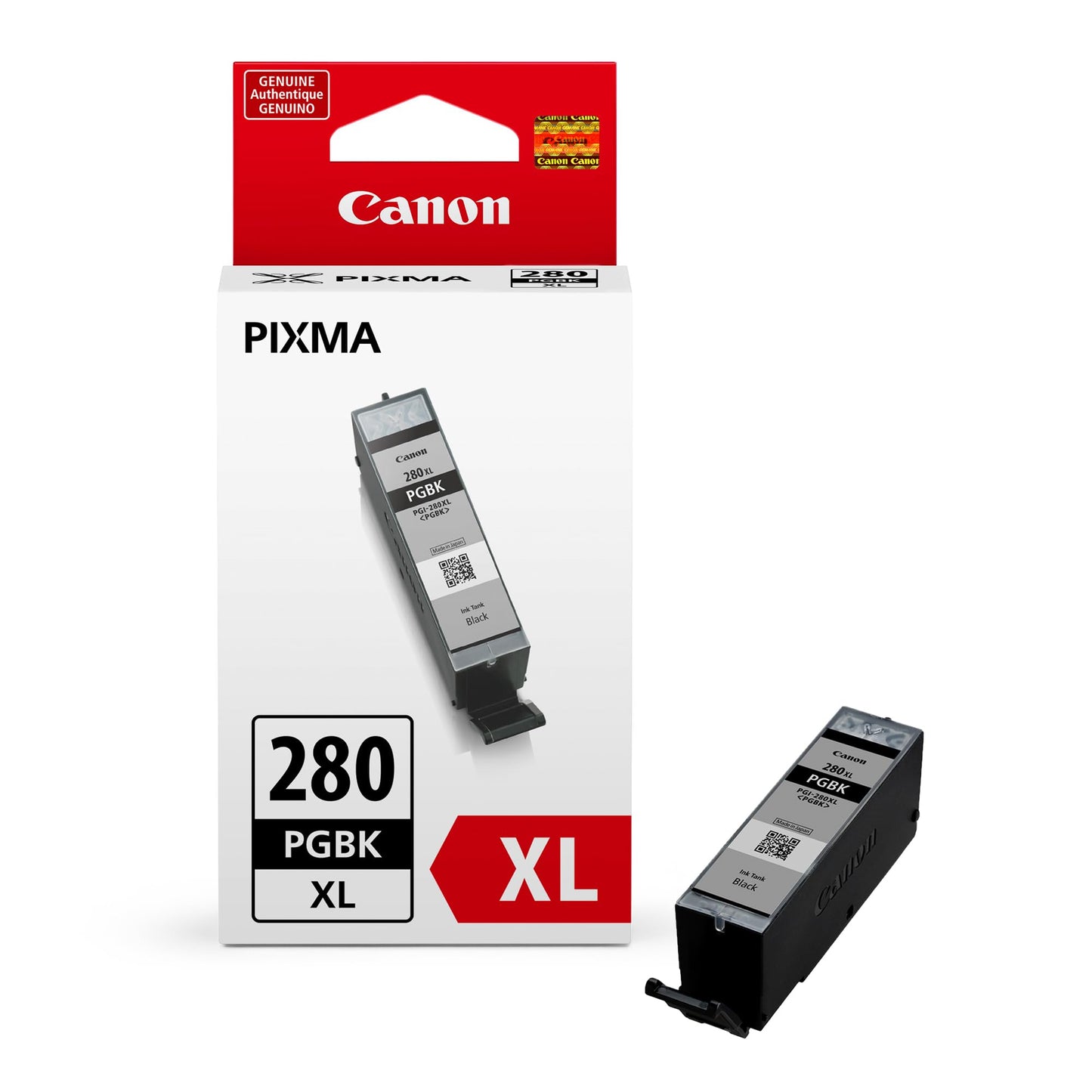 Canon Genuine Ink Cartridge PGI-280XL Black, High-Yield (1 Count), Original Canon Printer Ink for PIXMA TR7620 / TR8520 / TS6220 Printers