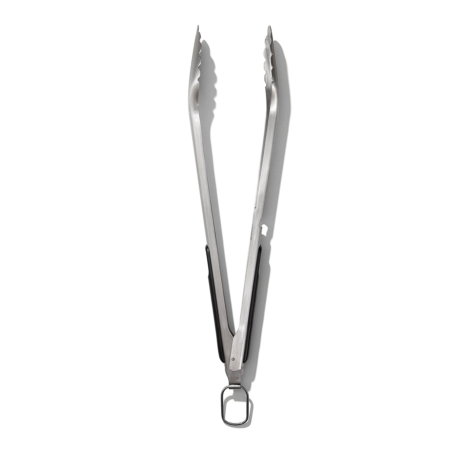 OXO Good Grips Grilling Tools, 3pc Set-Tongs, Turner Rest, Black