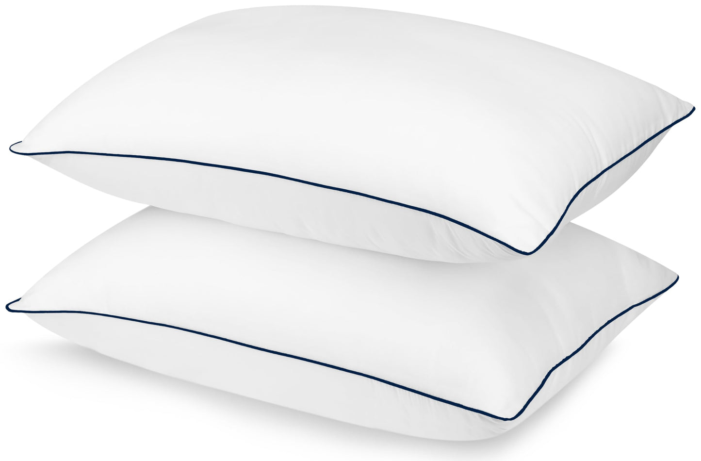 Utopia Bedding Bed Pillows for Sleeping (Navy), King Size, Set of 2, Hotel Pillow, Cooling Pillows for Side, Back or Stomach Sleepers