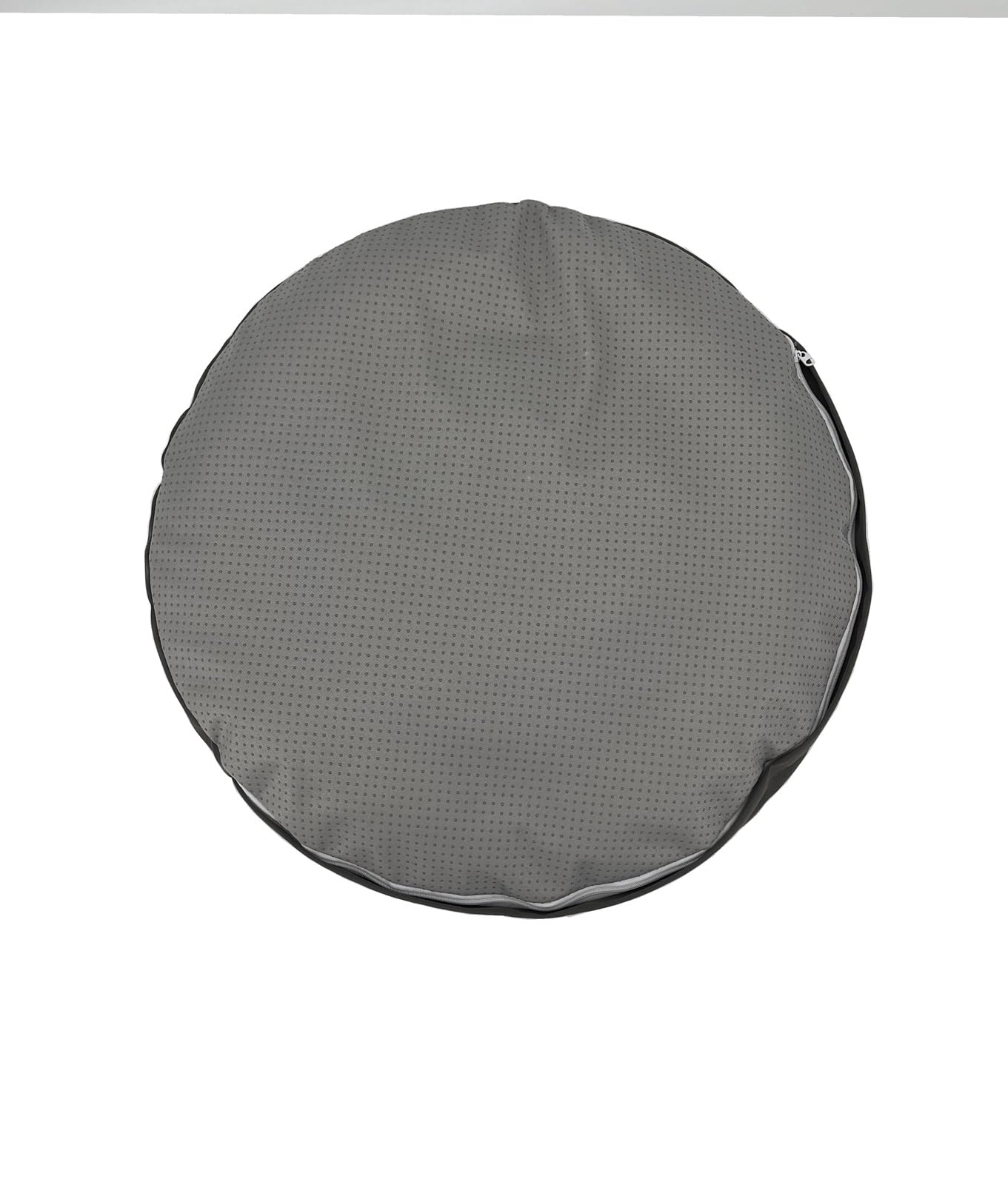 EechicSpace Grey Velvet Round Dog Bed Cover Waterproof Replacement Cover Only 44 Inch