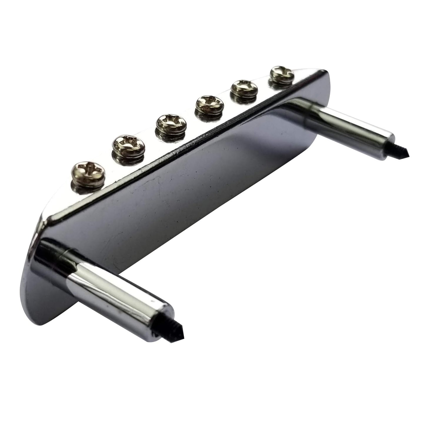 Mustang Bridge w/Large Saddles, 9.5" Radius, 52.5mm, For Fender Mustang, Jaguar, Jazzmaster- Chrome