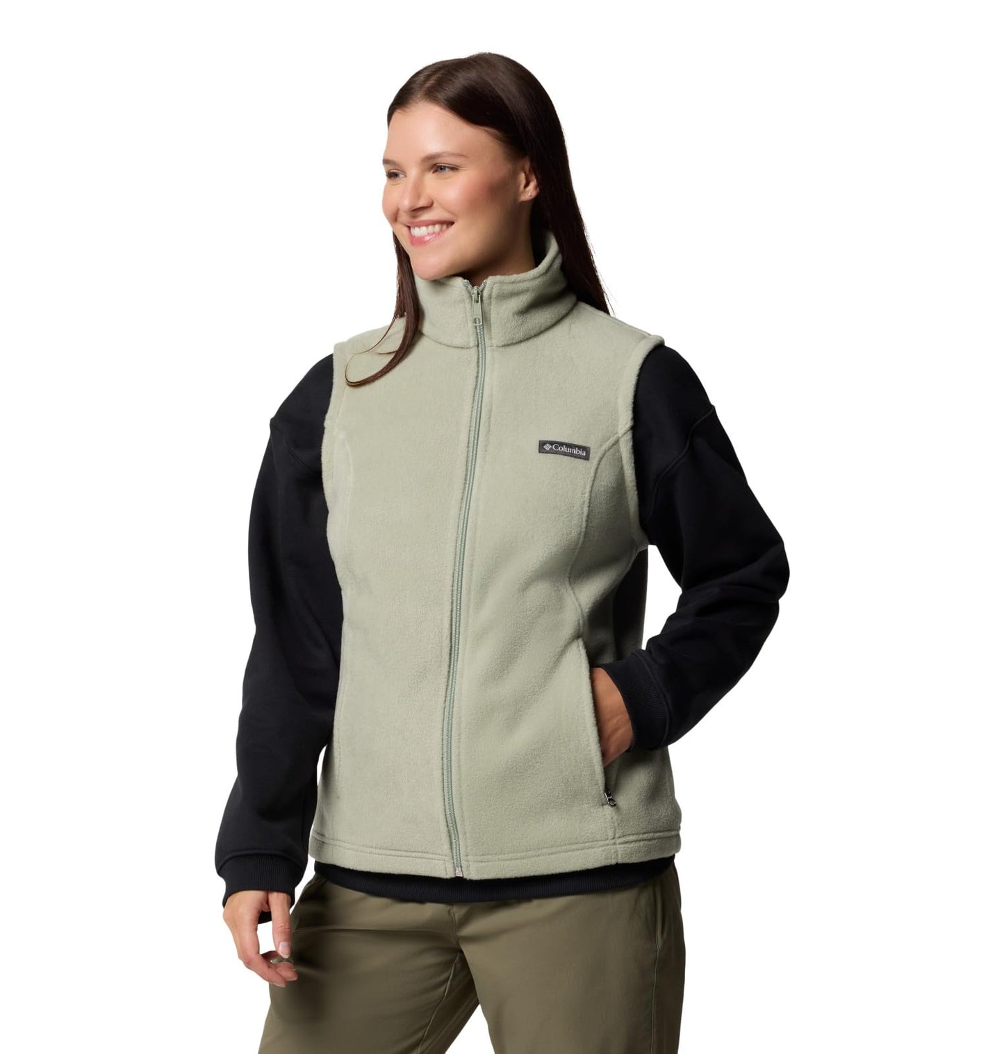 Columbia Women's Benton Springs Vest, Safari, X-Large