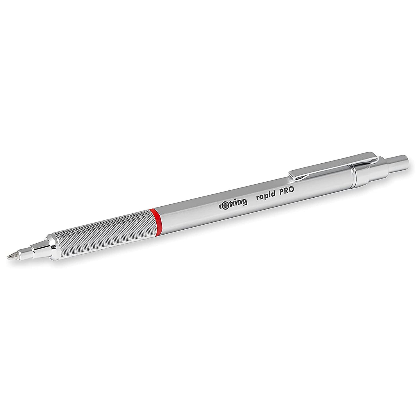 rOtring 1904291 Rapid PRO Retractable Ballpoint Technical Drawing Pen, Medium Point, Silver Chrome (S0949330)